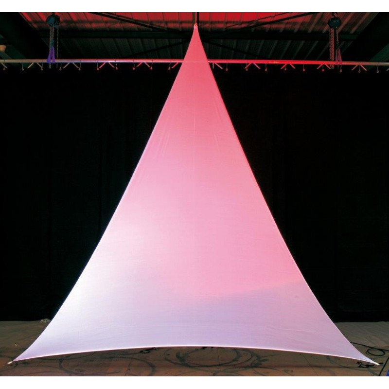 Voile Lycra blanc extensible triangulaire